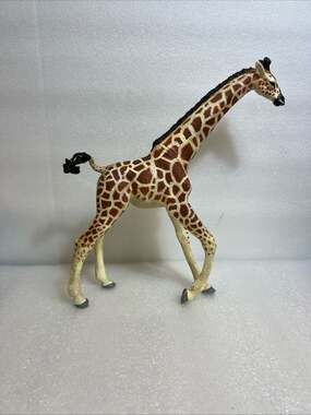 Vintage 1992 Safari Ltd Reticulated Giraffe Plastic Figurine Wildlife Animal Toy